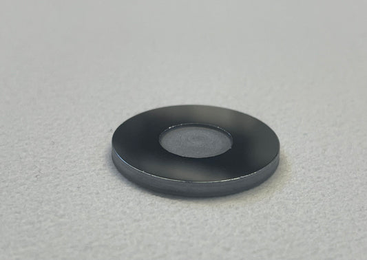 Zero Background XRD Sample Holder ; 23.6mm Diameter , 2mm Thick With Cavity 10mm Diameter, 0.5mm Depth